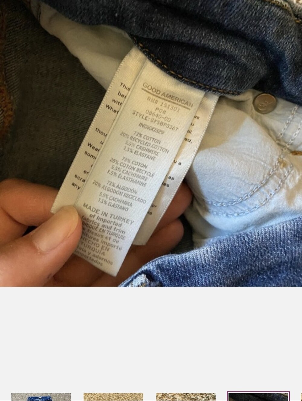 Good American jeans 10/30 - Picture 5 of 5